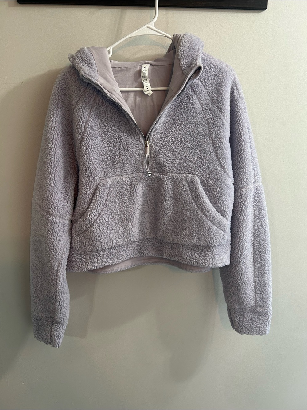 lululemon athletica Light Lavender Fleece Half-Zip Hoodie